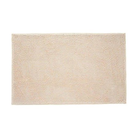 Kylpyhuoneen chenillimatto, 50 x 80 - hiekka