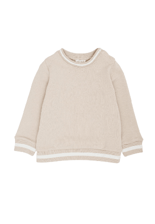 Livly Varsity Sweatshirt Hoodies & sweatshirts Unisex Beige 92/98