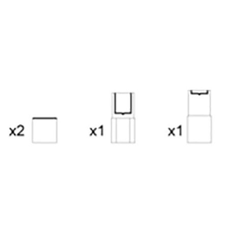 Bahco BBS165SP4 Adapter for frontruteavdrager, 2 par, Verksted & bil