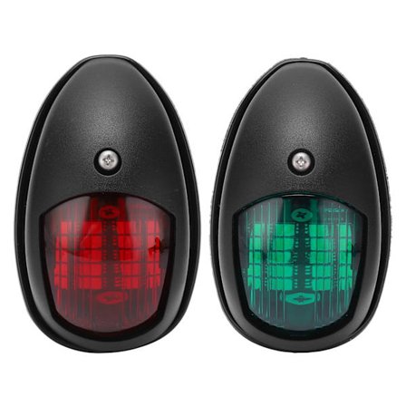 1 par/sett universell LED signallampe IP66 beskyttelsesgrad marine side navigasjonslys