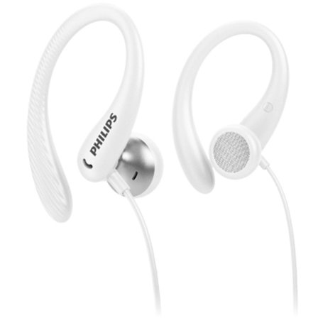 PHILIPS In-Ear-Hörlurar Sport IPX2 Kabel - Vit