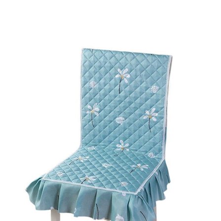 Stolsöverdrag Blå Lång Kjole Hög Stretch Matsalsstolsöverdrag Avtagbara Tvättbara Stolsöverdrag kompatibla kompatibla Vardagsrum, Matsal(