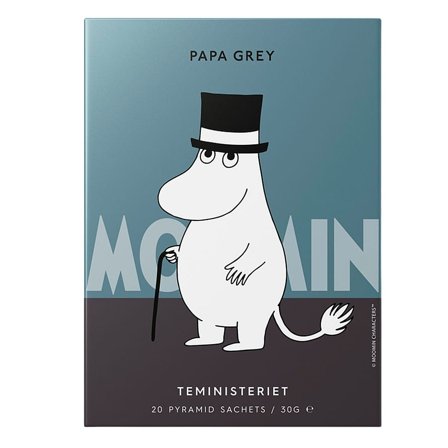 Teministeriet Moomin Tea 20 breve Papa Grey, Helse & Madvarer, Te, Øvrig Te
