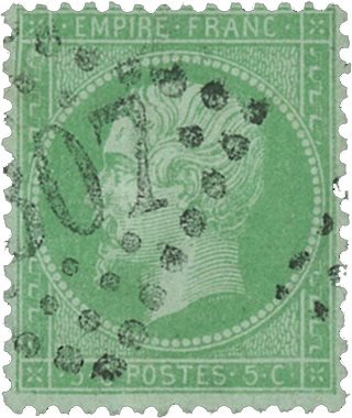 Frankrig 1871 - YT 35 - Stemplet