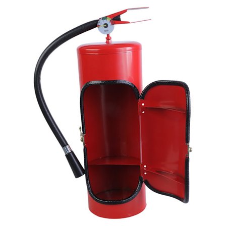 Nyhet Mini Bar Vinlagringsboks Brannslukkerform Unik Kreativitet Holdbar