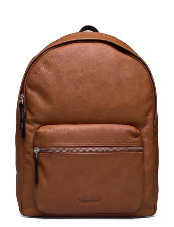 Leather Contemporary Backpack Brown Timberland