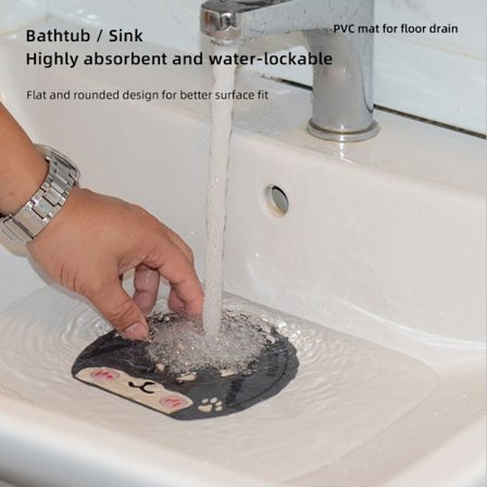 Lattian viemärisuojus, lattian viemärisuojus, kylpyhuoneen suojus, pehmeä kumisuojus, keittiö, kylpyhuone, WC, CAD-lattian viemärisuojus