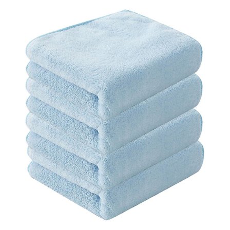 Ultra Bløde Badehåndklæder 4-pak (35 x 70 cm) - Hurtigtørrende - Koralfløjl Meget Absorberende Håndklæde
