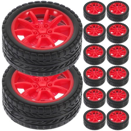 20 kpl Lelu Pyörät Lelu Auto Pyörät Vaihto Auto Pyörät DIY Auto Kokoa Pyörät Lasten Lelut