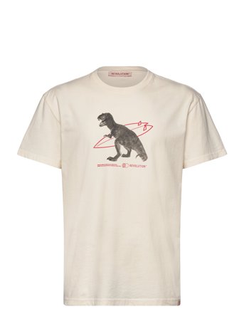 Revolution Printed T-Shirt - Cream - S