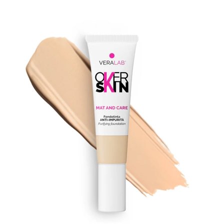 Overskin MAT AND CARE 3,5 LIGHT HONEY 30ml - Fondotinta liquido