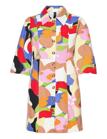 Yascalix 3/4 Dress - Ca Patterned YAS