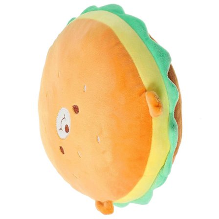 Udstoppede Hamburger Bjørn Pude Plys Tegneserie Legetøj til Hjemmebrug[D]