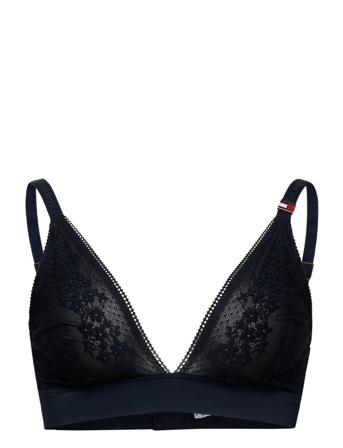 Unlined Triangle Curve Lingerie Bras & Tops Soft Bras Triangle Bras Sort Tommy Hilfiger