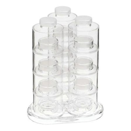 12 Krydderi Krukke Krydderi Tårn Spin Design Urter Krydderier Krydderi