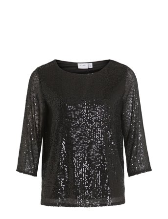 Vila | Visparkling 3/4 O-Neck Top/Ka | M