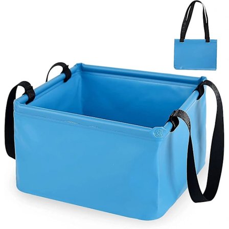 Hopfällbar hink hopfällbar diskho med handtag camping förvaringsbehållare hopfällbart tvättställ 15l bärbar lätt hink för campingtvätt