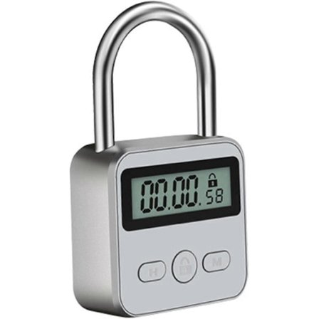 Smart Time Lock, 99 Timers Maks. Timinglås Med LCD-display Multifunktionel Elektronisk Rejsetimer