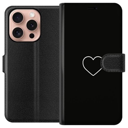 Kompatibelt Plånboksfodral till Apple Apple iPhone 16 Pro Hjärta