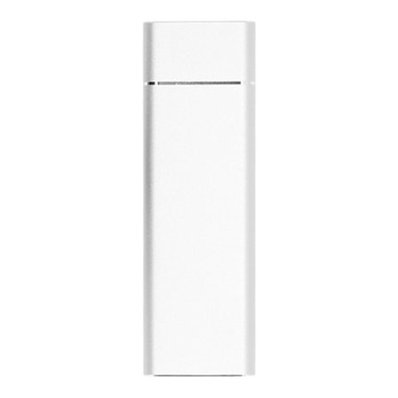 USB C SSD-kabinett M.2 NGFF Höghastighetsöverföring USB3.0 5 Gbps USB 3.1 10 Gbps Typ C Metall SSD-kabinett för dator Silver