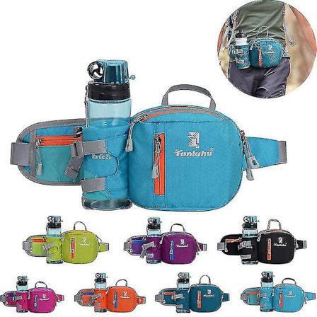 Juoksukassi Vyölaukku Ulkoilu Maraton Kuntosali Urheilu Fitness Juomapullokassi Vyötärölaukku