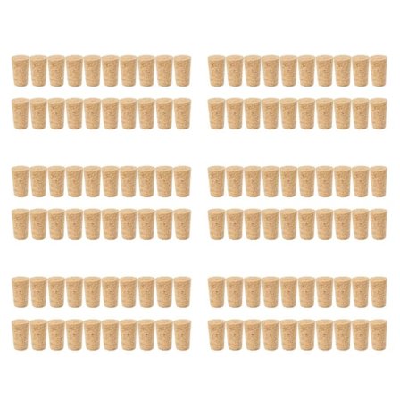 120 kpl/erä Puukorkkeja Viinipullojen Sulkijoita Puinen Pullon Korkki Kartiotyyppinen Viinipullon Korkki Tiivistyskorkki.pa