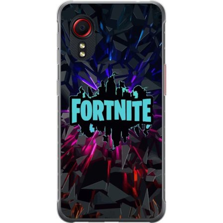 Yhteensopiva Puhelinkuori Samsung Samsung Galaxy Xcover 5 Pelit inspiraatio abstrakti logo suunnittelu räjähtävillä muodoilla, neon valot ja dynaa