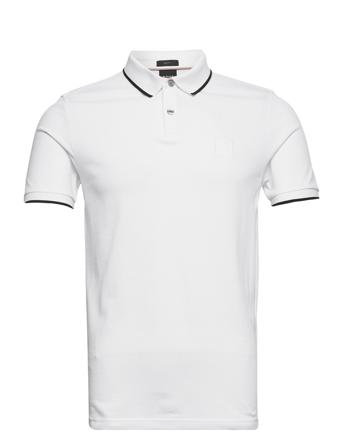 Passertip Polos Short-sleeved Hvit BOSS