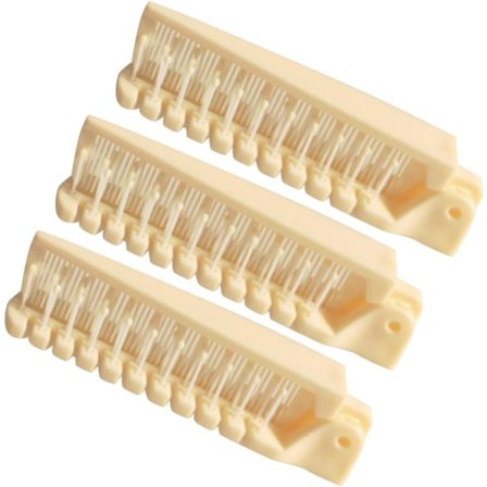 Bærbar 3-delt Sammenklappelig Glattebørste til Kvinder Anti-statisk Babyhårbørste Bredtandet til Krøller Rejse