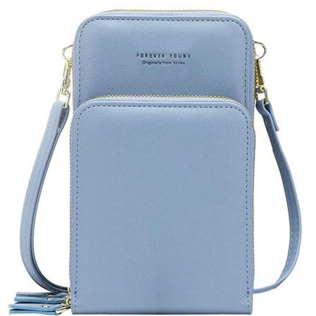 Liten dammobilväska, axelväska med pekskärm, liten crossbody