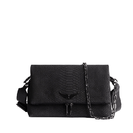 Zadig & Voltaire Rocky Soft Savage Handväskor Dam Svart ONESIZE