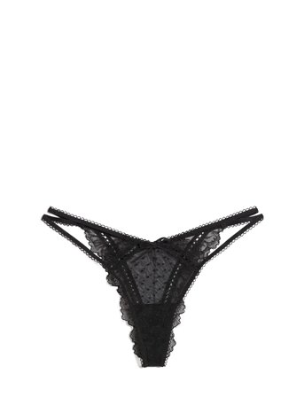 Petra - Tanga Black Etam
