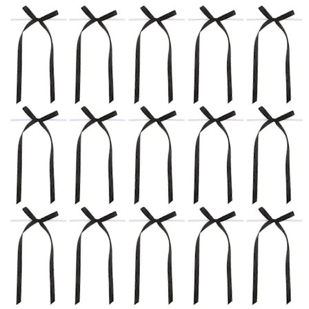 80 stk. Sløyfe Cupcake Toppers: Bursdag Sløyfeknuter Bånd - Bryllupskake Dessert Picks for Bursdagskake Dekorasjoner - Bryllupsfest Utstyr[D]