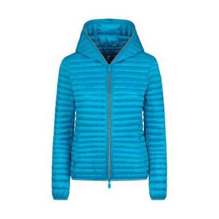 Save The Duck, Coat Blauw, Dames, Maat:L