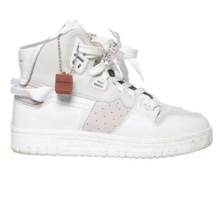 Acne Studios Pre-owned Pre-owned Leather sneakers , Wit , Dames , Maat: 36 EU
