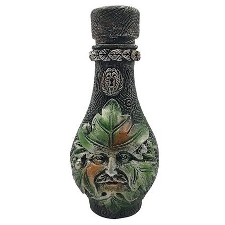 Antikt Brons Tom Antik Påfyllningsbar Doftbehållare - C