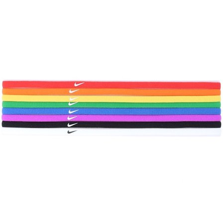 Nike - Multi headband Beanie - 8 Pack Skinny Multi Color Hairbands @ Hatstore