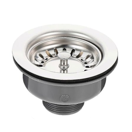Kjøkkenvask Sil Assembly Kjøkkenvask Avløp Assembly Rustfritt Stål Avløp