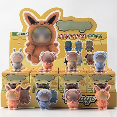 12-pak Monster Julekalender 2025 – Overraskelses Blind Box med Hule Juledekorationer & Trendy Legetøj, Devil 3 Edition