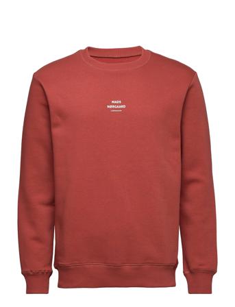 Standard Crew Logo Sweat Sweat-shirt Genser Rød Mads Nørgaard