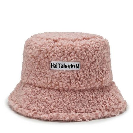 Lamm Fuskpäls Hinkhatt Vintervarma sammetsmössor Lady Fisherman Pink One Size