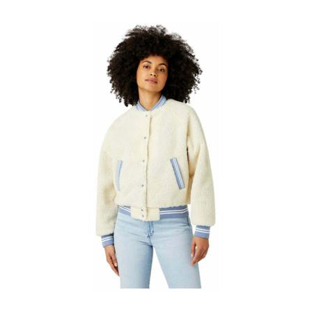 Wrangler Sherpa bomber Hvid, Herre Bomberjakker