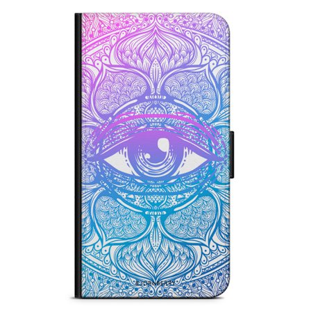 Bjornberry Plånboksfodral iPhone XR - Mandala Öga