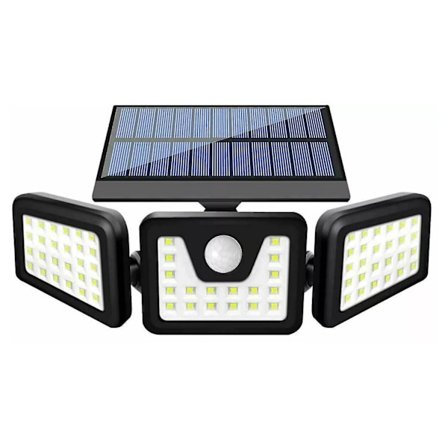 LED-belysning med rörelsedetektor för garage, trädgård och uteplats