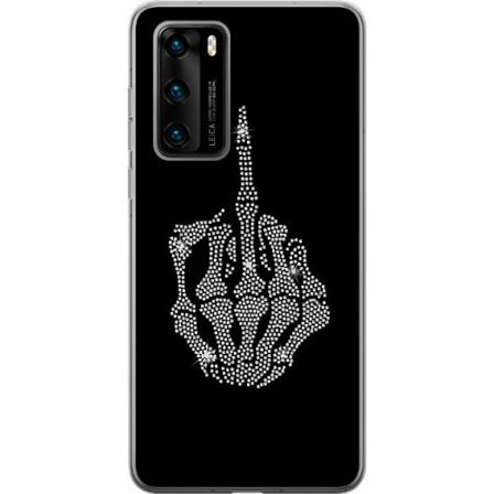 Huawei P40 Mjukt Skal - Fuck You Bling