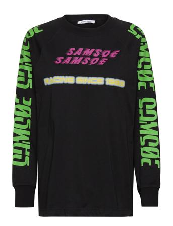 Dianne T-Shirt 10379 Sweat-shirt Genser Svart Samsøe Samsøe*Betinget Tilbud