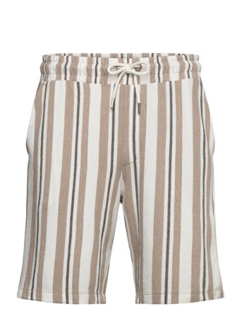 Lindbergh | Striped Terry Shorts With Elastic W | S