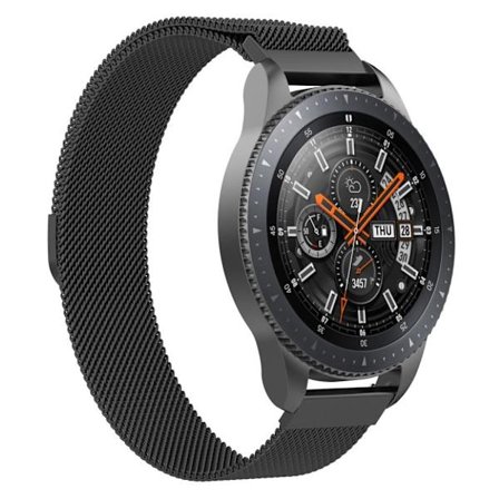 Samsung Galaxy Watch (46mm) lyxigt milanesiskt klockarmband - Svart