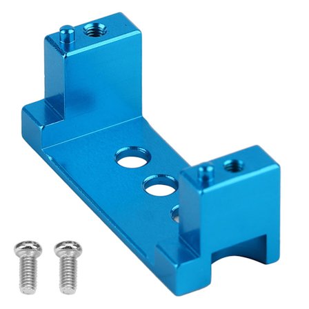 1 stk RC Servo Feste Brakett Aluminium Legering Styresnekke Sete for WLtoys 144001 1/14 RC Bil Blå