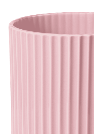 Lyngby Vase Rosa H25